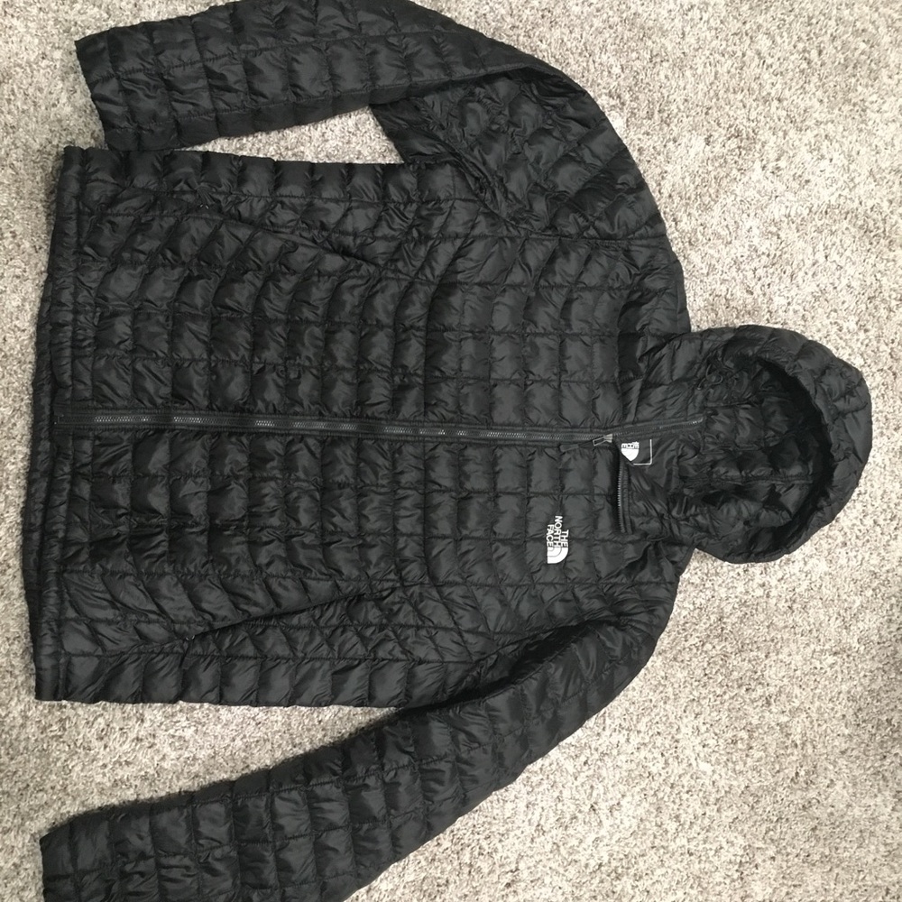 North Face Thermoball Hooded Jacket Large Black